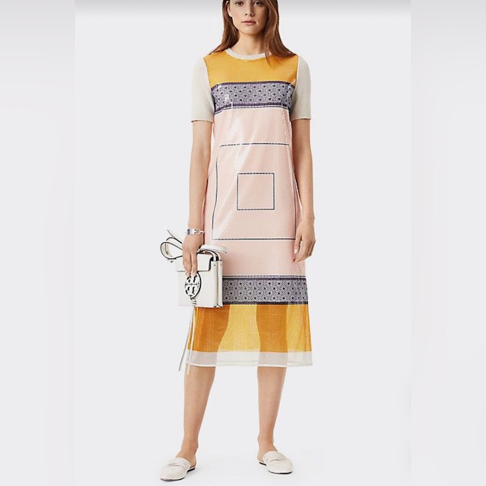 TORY BURCH Maisie Sequinned Dress - 46703 - Sz XS